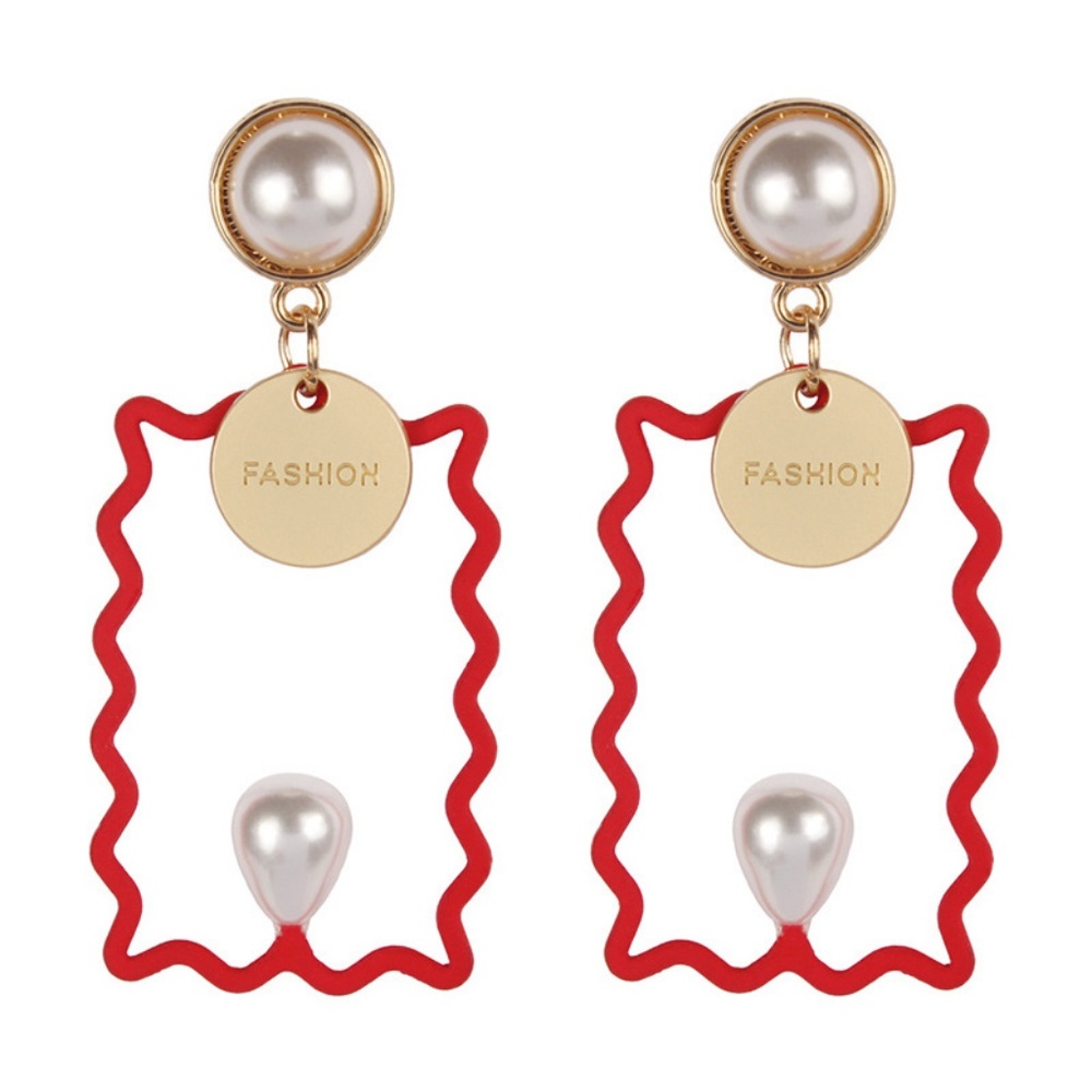 Fashion Design Pierced Earrings - Picture 2 of 2